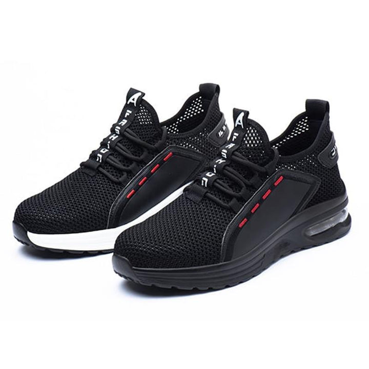 Ultralight Safety Shoes with Steel Toe - SteelFlex One-Black-4.5-State of Style