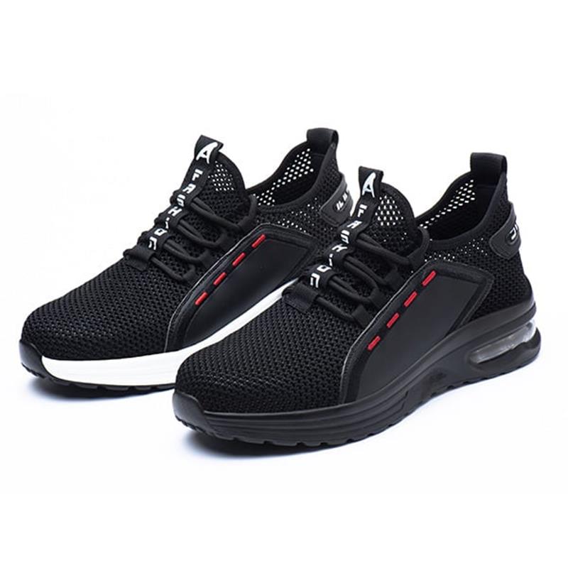 Ultralight Safety Shoes with Steel Toe - SteelFlex One-Black-4.5-State of Style