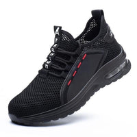 Ultralight Safety Shoes with Steel Toe - SteelFlex One-Black-4.5-State of Style