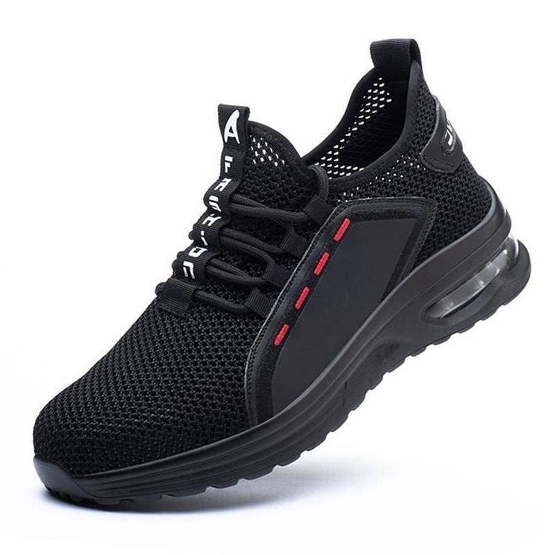 Ultralight Safety Shoes with Steel Toe - SteelFlex One-Black-4.5-State of Style