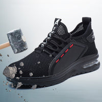 Ultralight Safety Shoes with Steel Toe - SteelFlex One-Black-4.5-State of Style