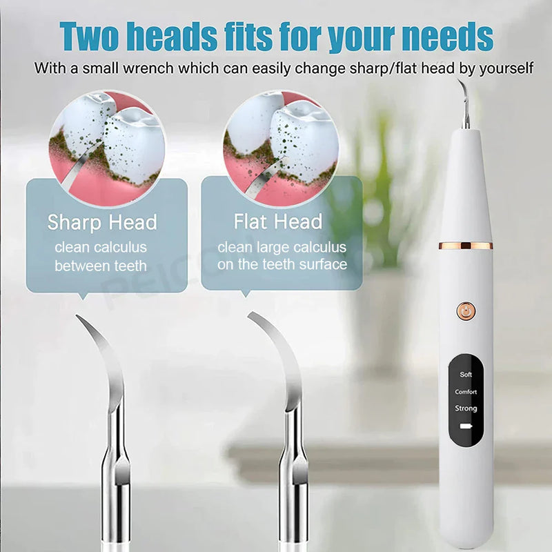 Ultrasonic Tooth Cleaner - SonicClean-White-State of Style