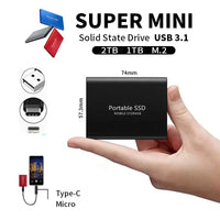 Ultraspeed External SSD - SpeedDrive Pro-Black-2TB-State of Style