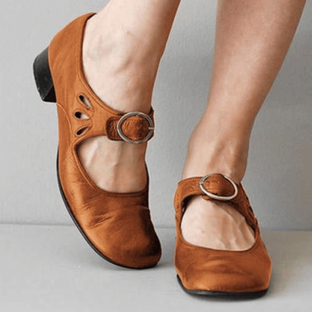 Unique and Comfortable Ladies Leather Sandals – Marisa-Brown-3-State of Style