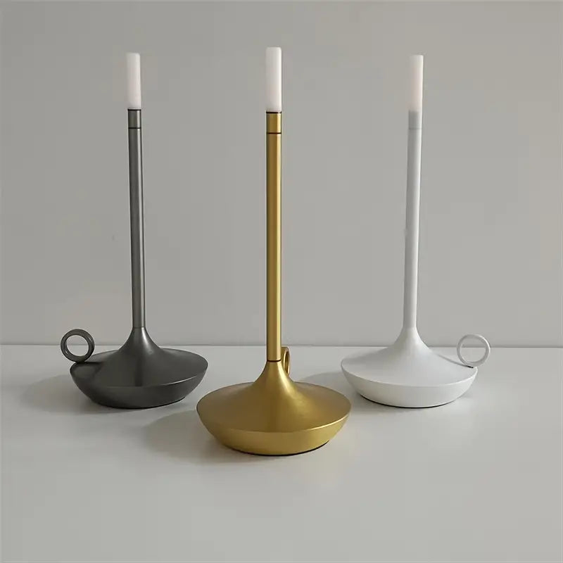 Unique and Luxurious Candleholder Lamp - LuxeCandle-Black-State of Style
