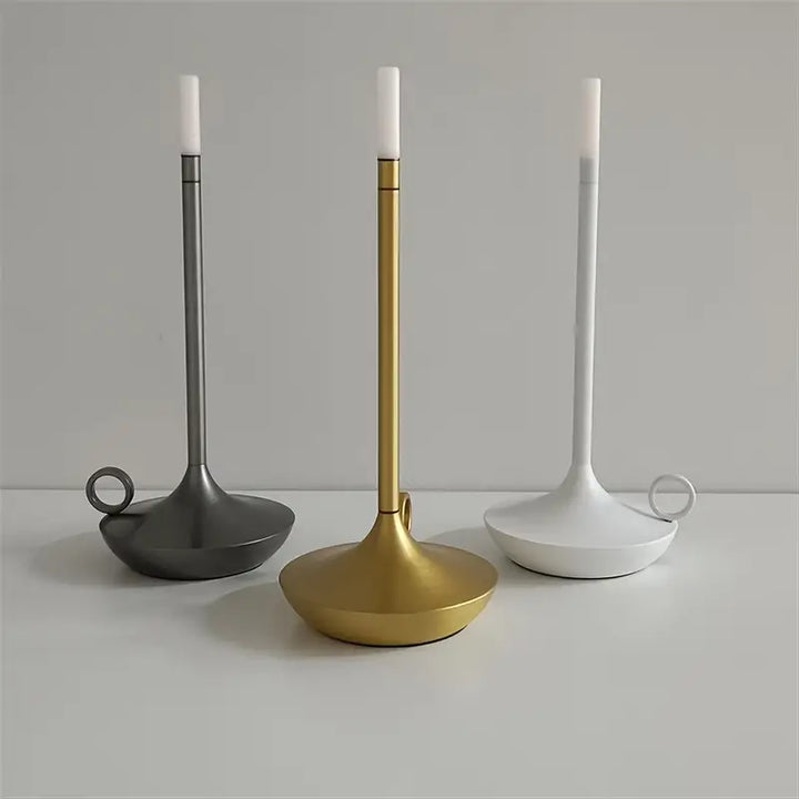 Unique and Luxurious Candleholder Lamp - LuxeCandle-Black-State of Style