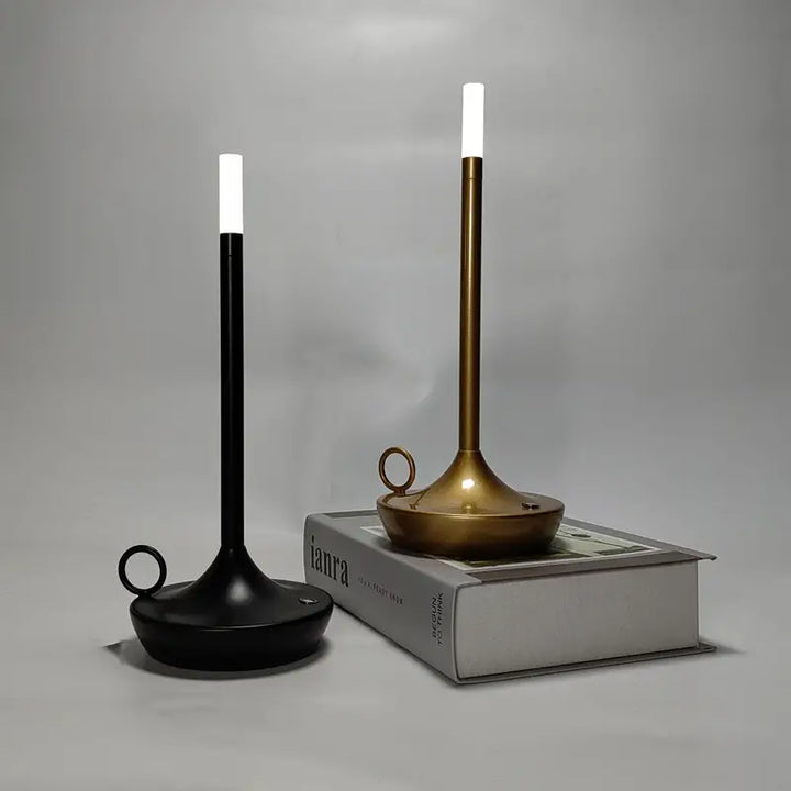 Unique and Luxurious Candleholder Lamp - LuxeCandle-Black-State of Style