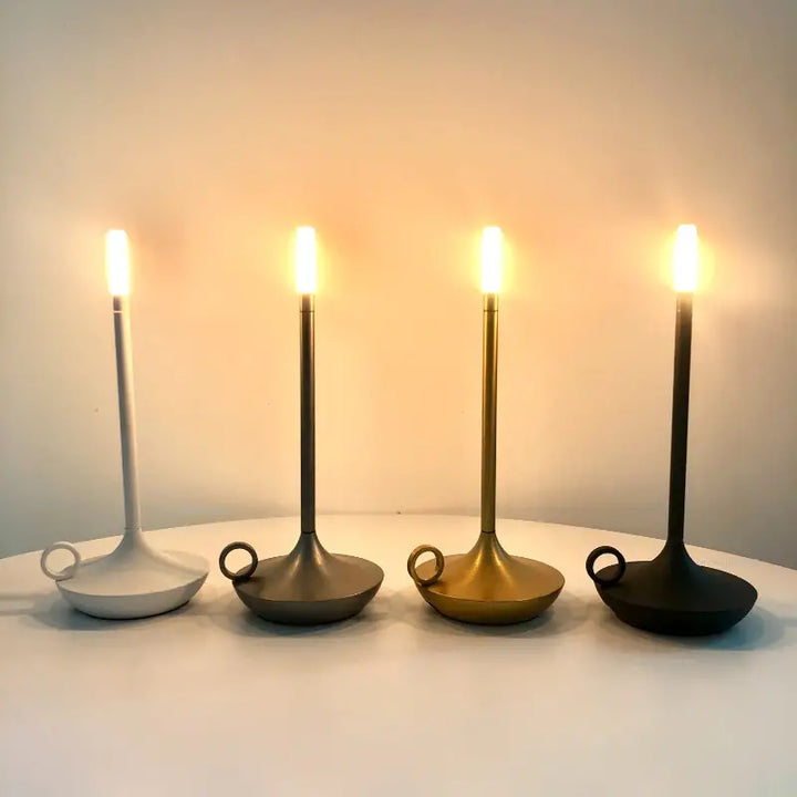 Unique and Luxurious Candleholder Lamp - LuxeCandle-Black-State of Style