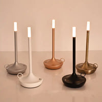 Unique and Luxurious Candleholder Lamp - LuxeCandle-Black-State of Style