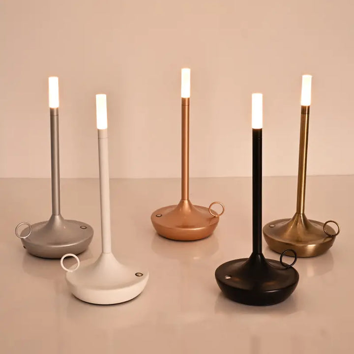 Unique and Luxurious Candleholder Lamp - LuxeCandle-Black-State of Style