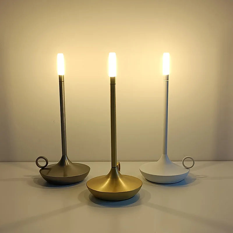 Unique and Luxurious Candleholder Lamp - LuxeCandle-Black-State of Style