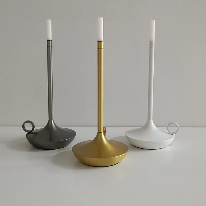 Unique and Luxurious Candleholder Lamp - LuxeCandle-Black-State of Style