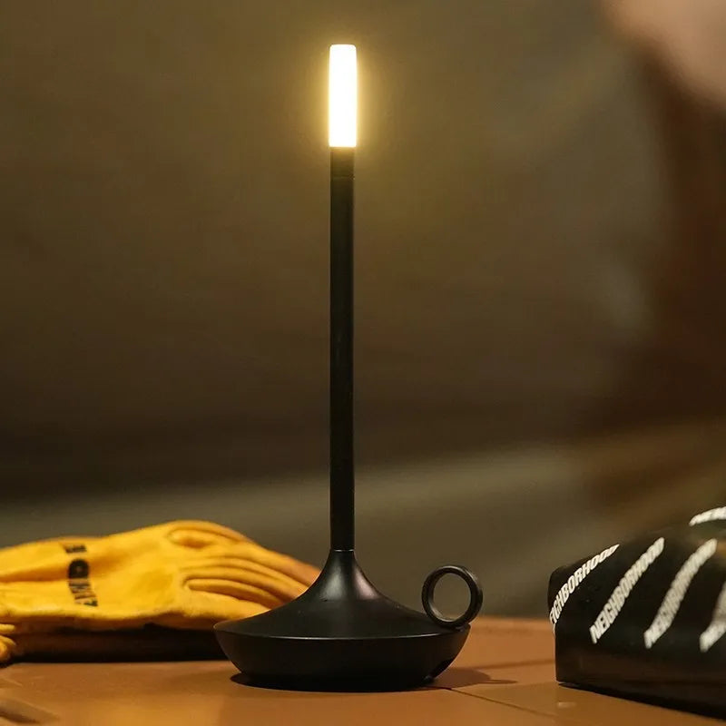 Unique and Luxurious Candleholder Lamp - LuxeCandle-Black-State of Style