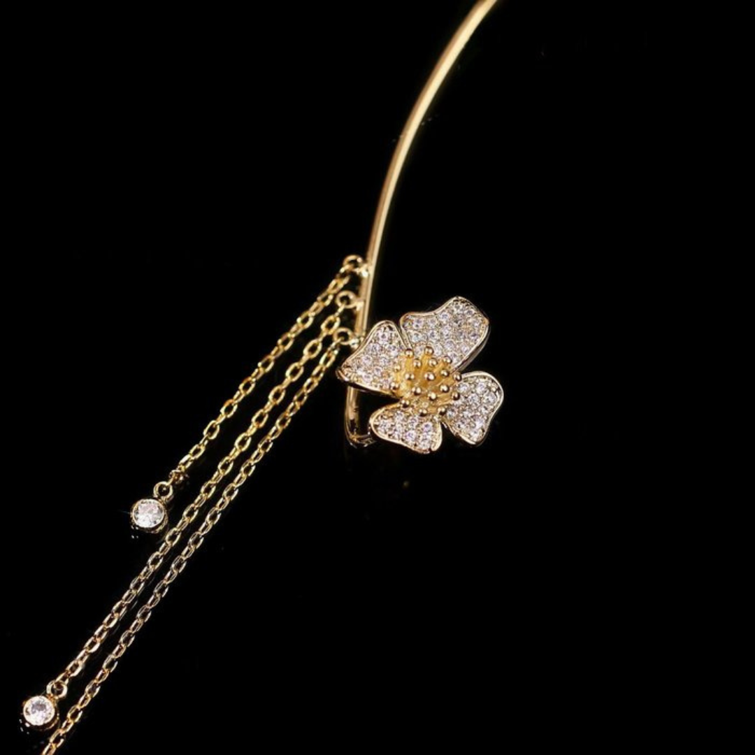 Unique Butterfly Earrings - Aurelia-Left Only-Silver-State of Style