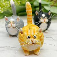 Unique Handmade Cat Christmas Ornament - Purrfect Holiday Hangers-Black-State of Style
