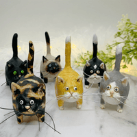 Unique Handmade Cat Christmas Ornament - Purrfect Holiday Hangers-Black-State of Style