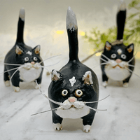 Unique Handmade Cat Christmas Ornament - Purrfect Holiday Hangers-Tuxedo-State of Style