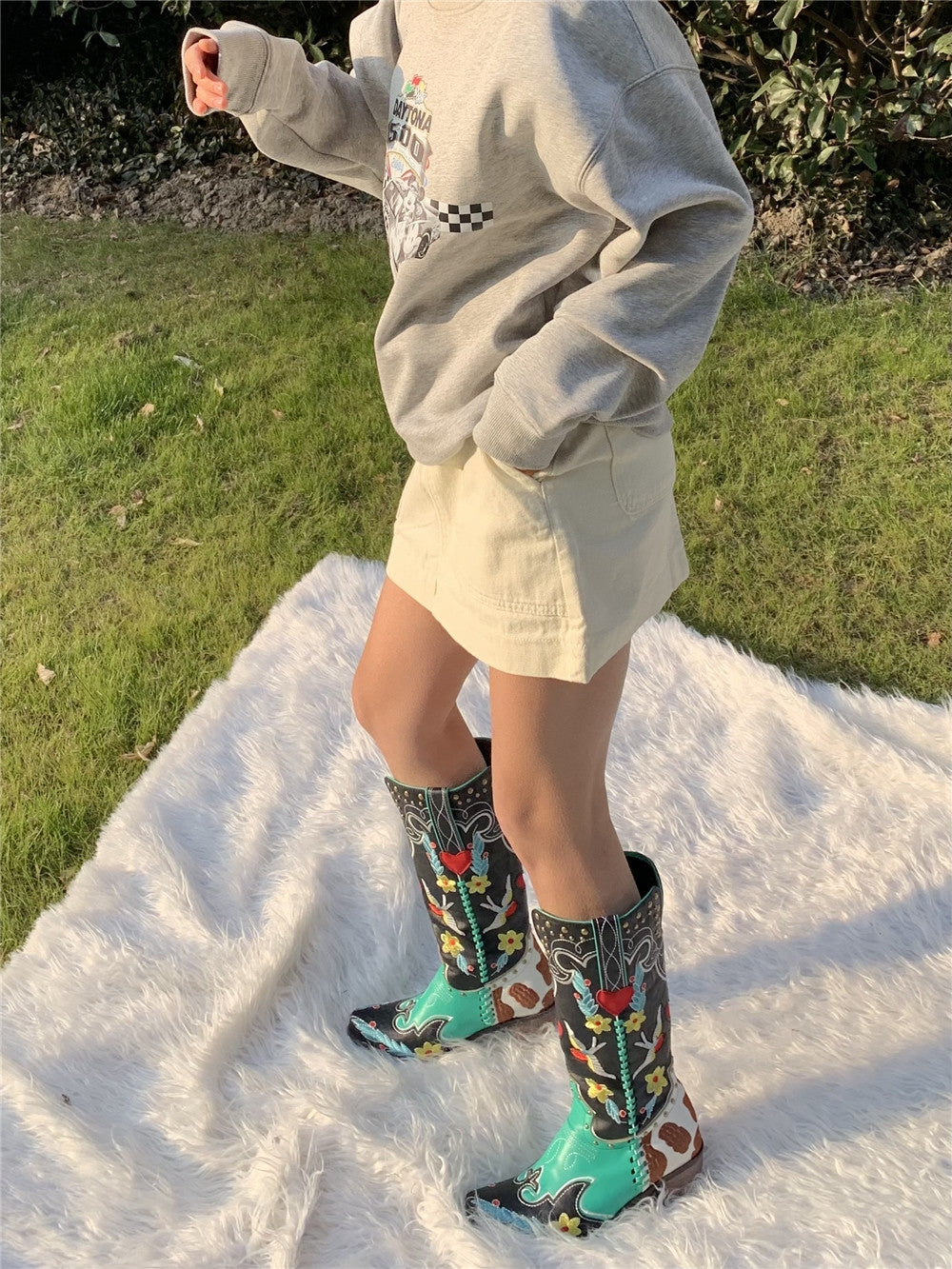 Unique Ladies Cowboy Boots - Carmen-3.5-State of Style