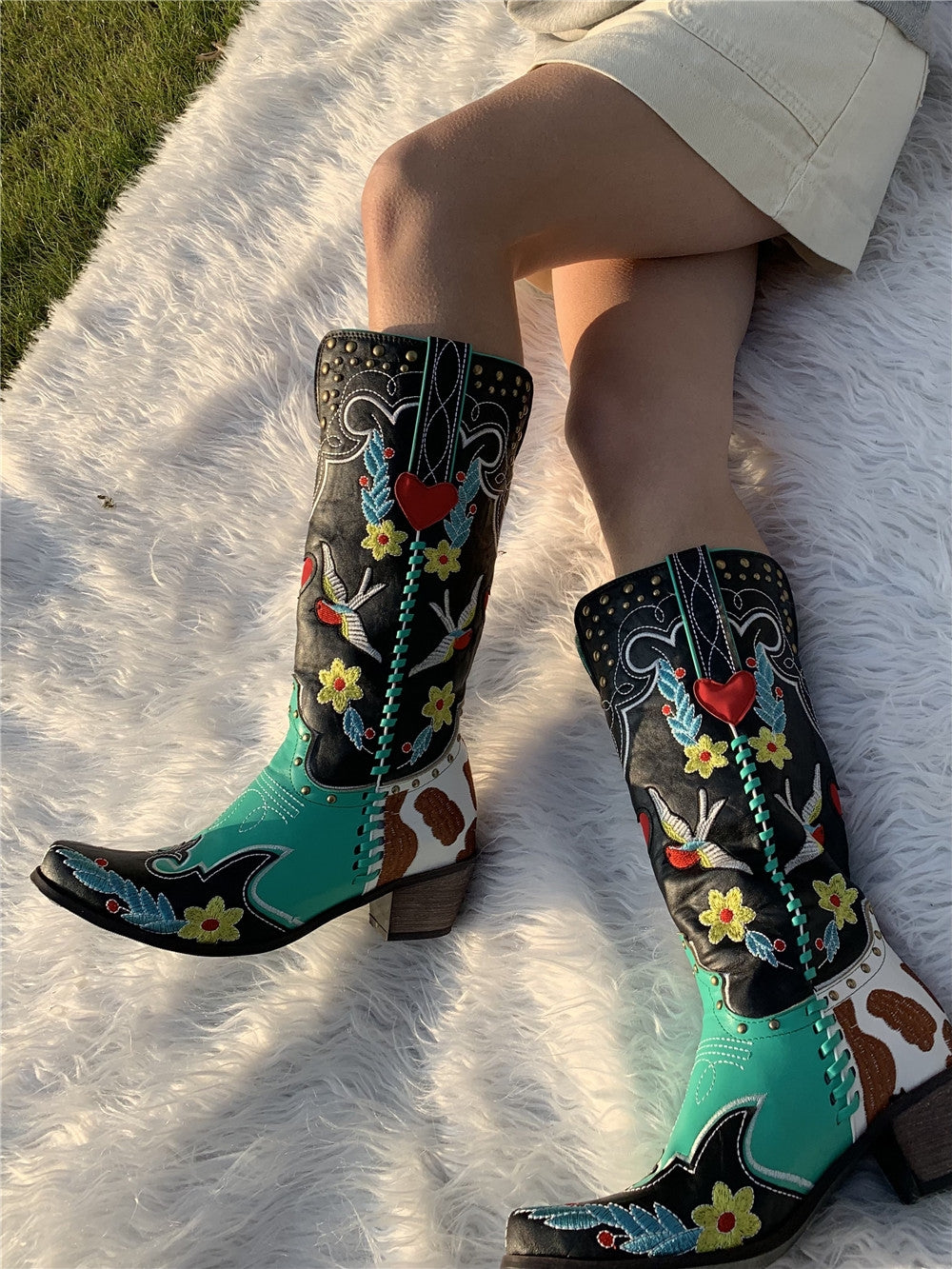 Unique Ladies Cowboy Boots - Carmen-3.5-State of Style