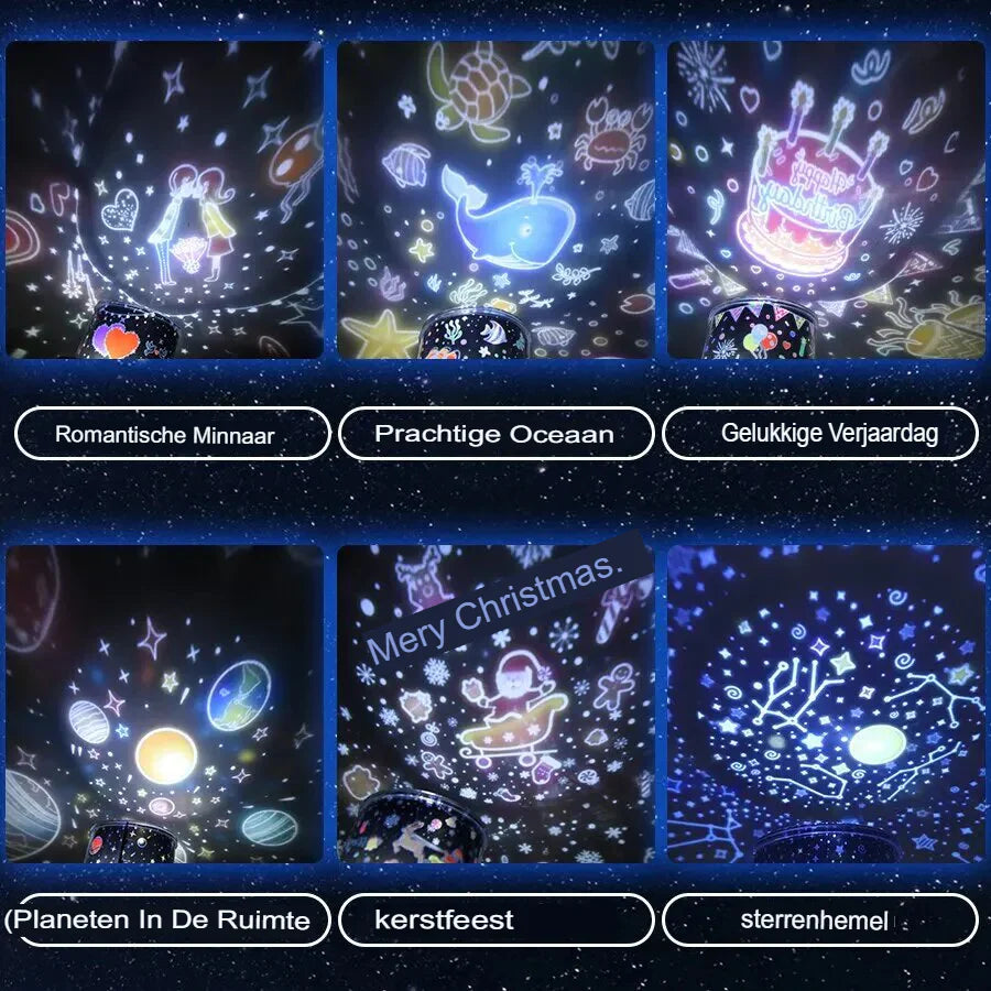 Unique Pattern Night Light for Kids - StarryDream-State of Style
