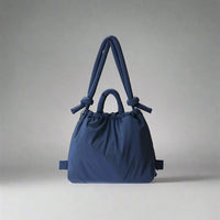 Unique Puffer Handbag with Trendy Volume - Riva-Blue-State of Style