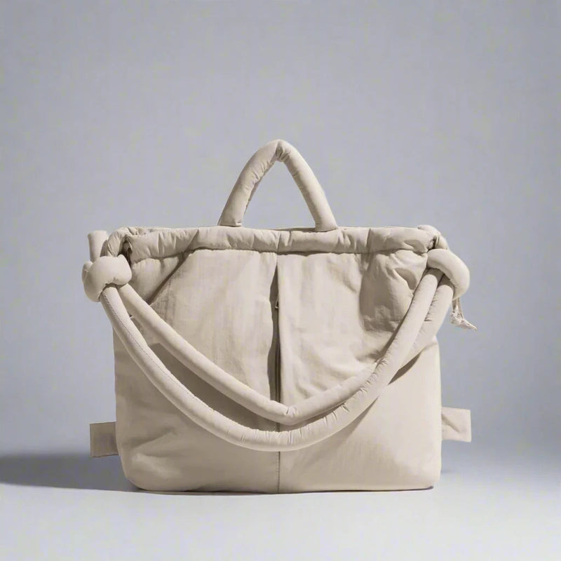 Unique Puffer Handbag with Trendy Volume - Riva-Pink-State of Style