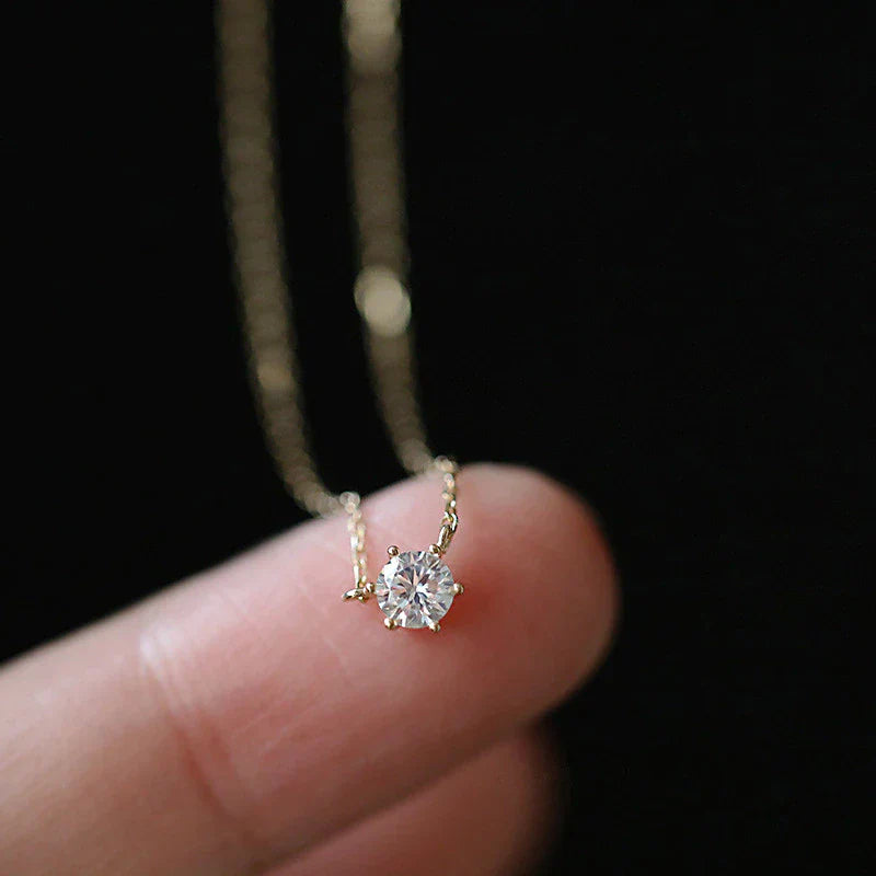 Unique Zircon Sparkling Necklace | Dazzling Collarbone Jewellery-State of Style