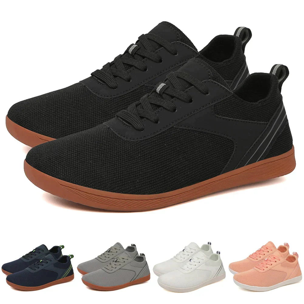 Unisex barefoot shoes with flexible sole & breathable upper material – Luno-Black-4.5-State of Style