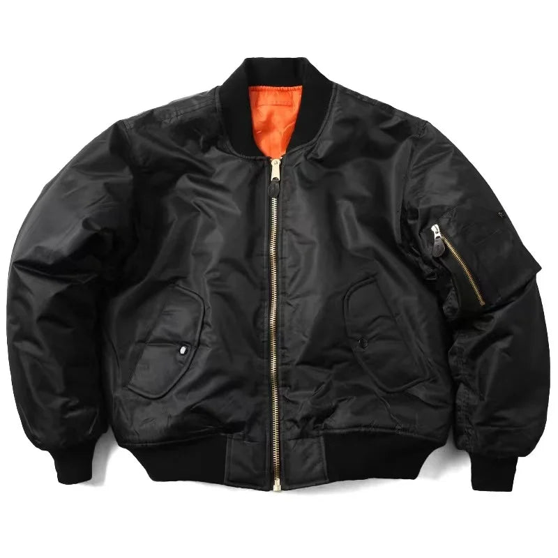Unisex Premium Bomber Jacket with Zip - Alex-Red-XXS-State of Style
