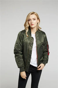 Unisex Premium Bomber Jacket with Zip - Alex-Red-XXS-State of Style