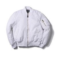 Unisex Premium Bomber Jacket with Zip - Alex-White-XXS-State of Style