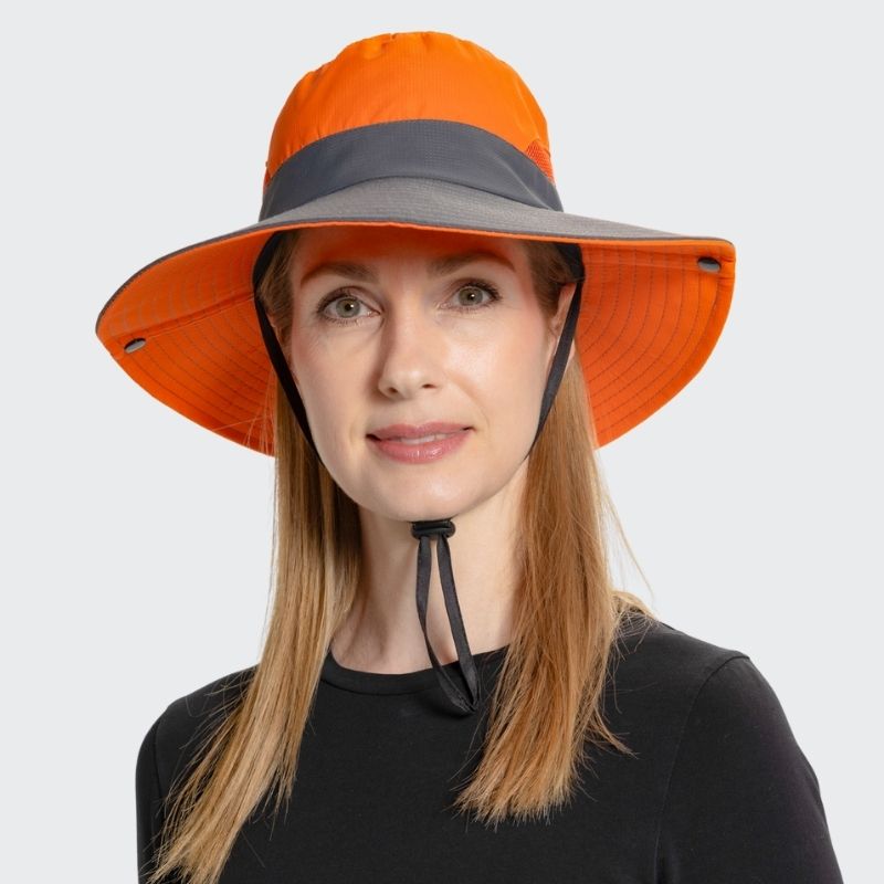 Unisex Sun Hat - Clara | The Festival Must-have!-Orange-State of Style