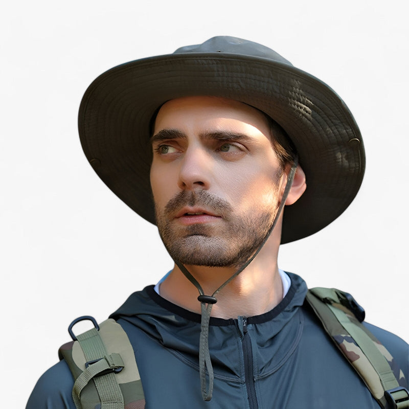 Unisex UV Protection Waterproof Bucket Hat – Johnny-Coffee-55-60cm-State of Style