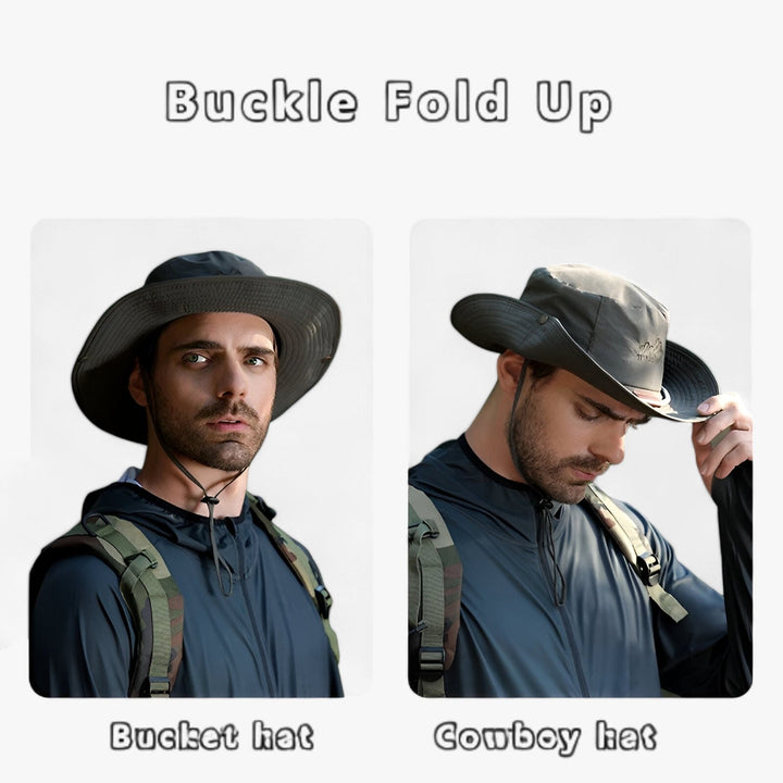 Unisex UV Protection Waterproof Bucket Hat – Johnny-Coffee-55-60cm-State of Style