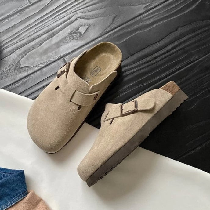 Unisex Vegan Leather Sandals - EliteStep-Beige-38-State of Style