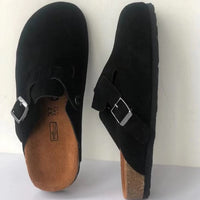 Unisex Vegan Leather Sandals - EliteStep-Black-38-State of Style