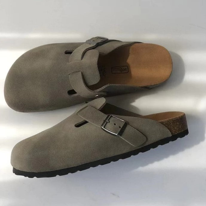 Unisex Vegan Leather Sandals - EliteStep-Dark Grey-38-State of Style