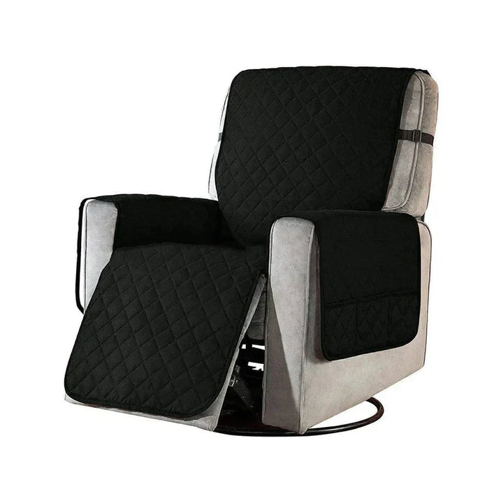 Universal Soft Armchair Cover - FlexCover-S-Black-State of Style