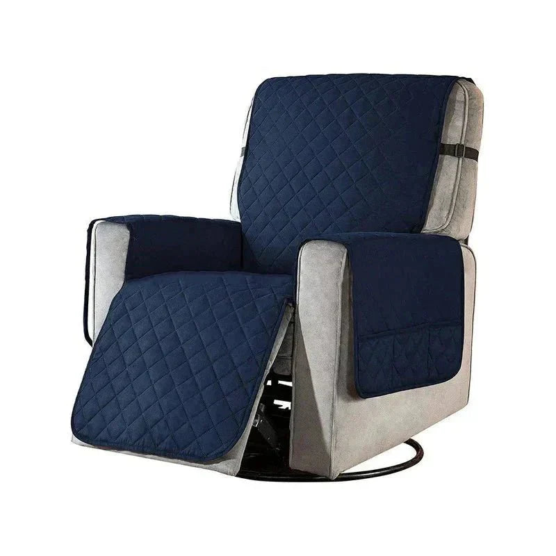 Universal Soft Armchair Cover - FlexCover-S-Dark Blue-State of Style