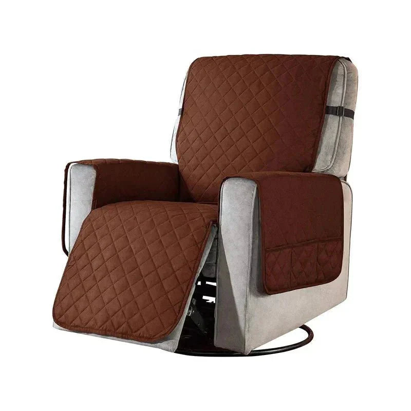 Universal Soft Armchair Cover - FlexCover-S-Dark Brown-State of Style
