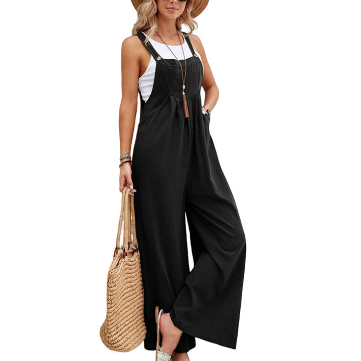 Urban Chic Women's Overalls with Pockets - Liv-Black-S-State of Style