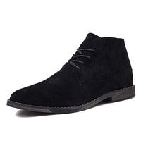 UrbanStride Classic | Stylish Mid-High Men's Lace-Up Shoe-Black-5.0-State of Style