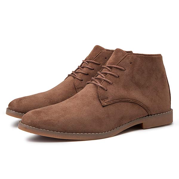 UrbanStride Classic | Stylish Mid-High Men's Lace-Up Shoe-Brown-5.0-State of Style