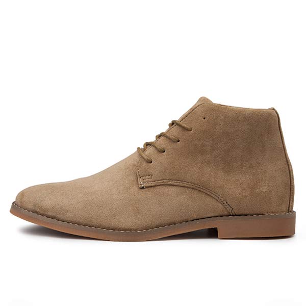 UrbanStride Classic | Stylish Mid-High Men's Lace-Up Shoe-Khaki-5.0-State of Style