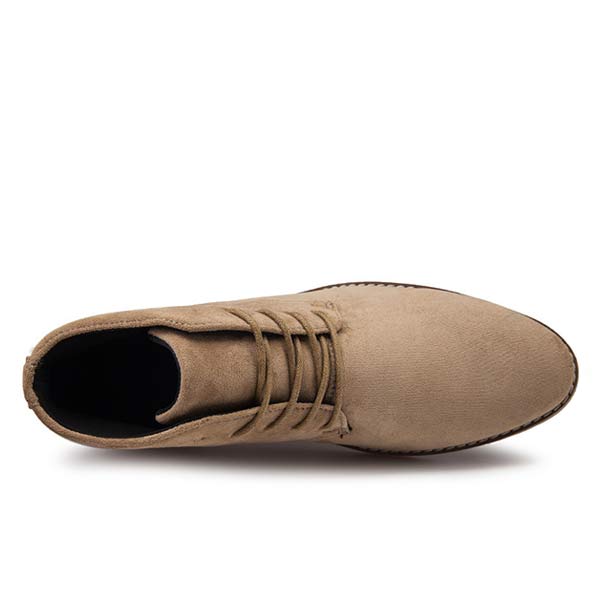 UrbanStride Classic | Stylish Mid-High Men's Lace-Up Shoe-Khaki-5.0-State of Style