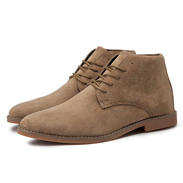 UrbanStride Classic | Stylish Mid-High Men's Lace-Up Shoe-Khaki-5.0-State of Style