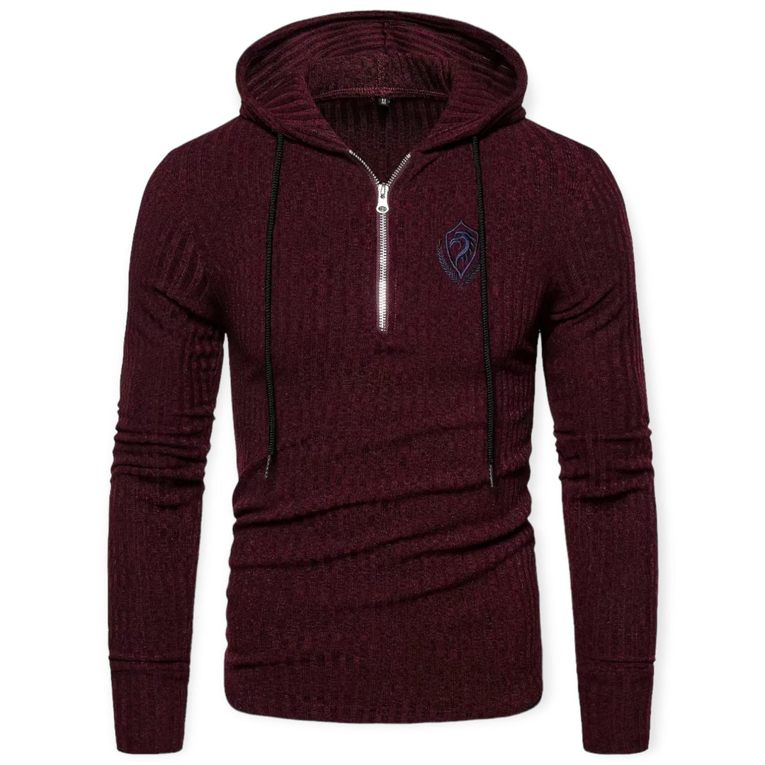 UrbanWild Men's Stylish Sweater with Prints-Chestnut-S-State of Style