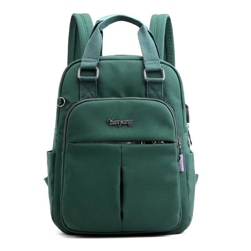 Water-Resistant USB Charging Anti-Theft Backpack – Multi-Compartment Design