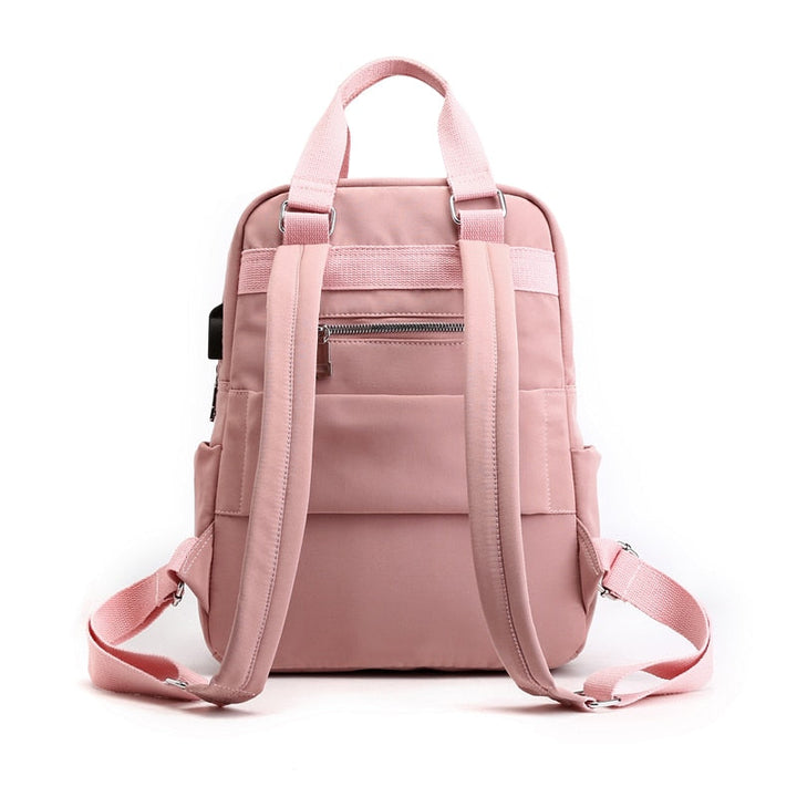 Water-Resistant USB Charging Anti-Theft Backpack – Multi-Compartment Design