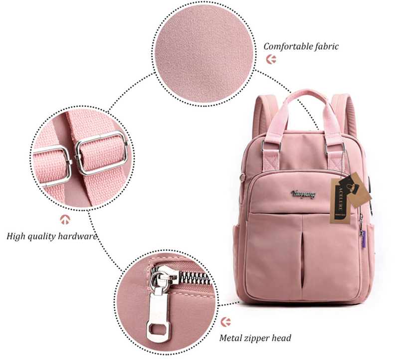Water-Resistant USB Charging Anti-Theft Backpack – Multi-Compartment Design